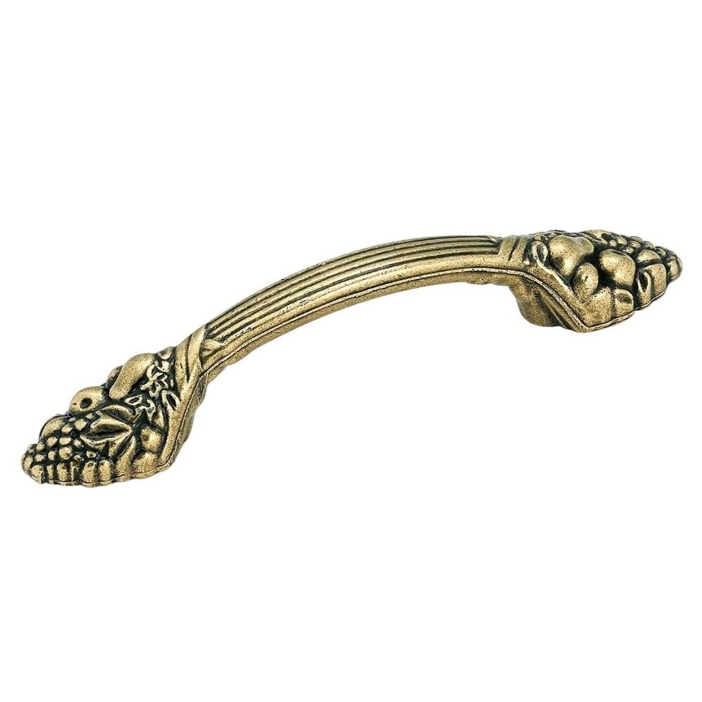 VTG Amerock Brass Fruit Natural Elegance Arch 5" Cabinet Drawer Pull BP1332-077